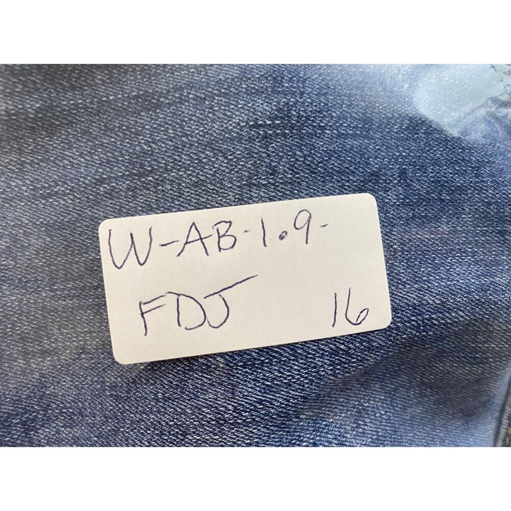 FDJ French Dressing Jeans Womens 16 Blue Straight Olivia Tie Dye Ankle 36x32 - Picture 12 of 12